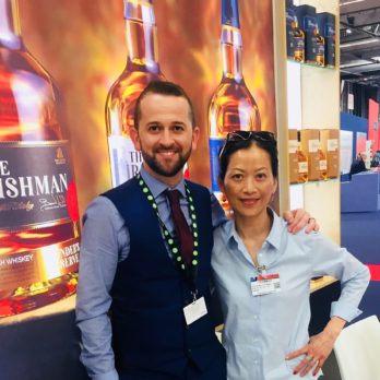 GLOBAL DISTRIBUTION NETWORK EXPANDED TO 45 COUNTRIES WITH EXCLUSIVE PARTNERSHIPS IN TAIWAN & NEW ZEALAND Shane Fitzharris (Senior Global Sales Manager – Walsh Whiskey Distillery) and Amanda Wammer (Co-founder & Director of Imports – 99 Bottles)